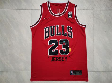 201920 Men Bulls Basketball Jersey Shirt Classic Jordan 23 Red