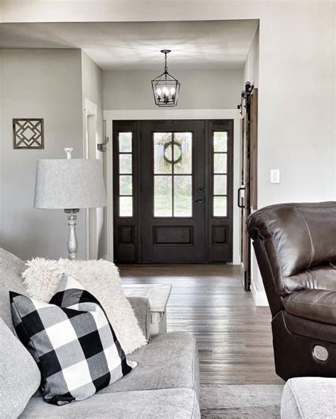 Farmhouse Style Front Door With Sidelights Soul And Lane