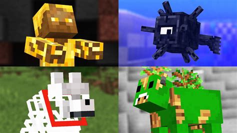 100 Different Versions Of Existing Mobs In Minecraft Minecraft Videos