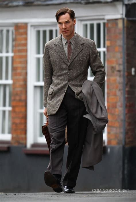 First Look At Benedict Cumberbatch As Alan Turing On The Set Of The