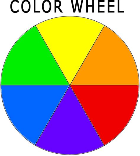 Basic Color Wheel Clip Art