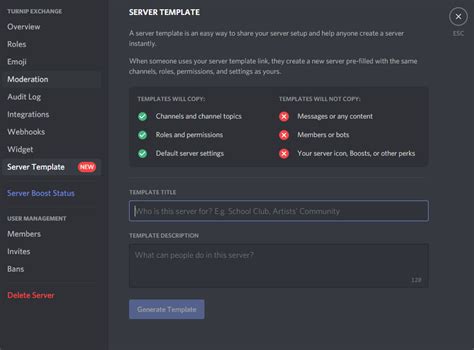 How To Use Discord Template On Existing Server