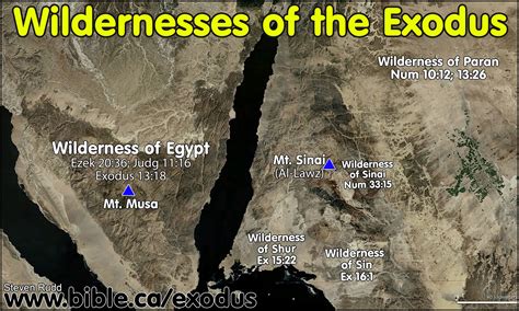 The Wildernesses Of The Bible