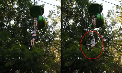 Girl Plunges 25ft From Sky Ride At Six Flags In New York Daily Mail