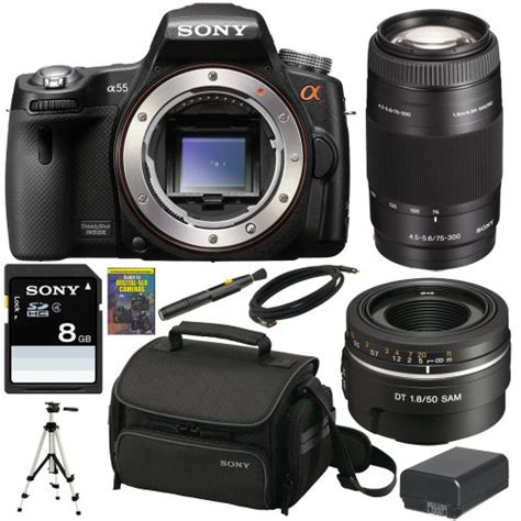 Sony Alpha A55 Dslr A55 Slt A55v 162mp Dslr With Translucent Mirror