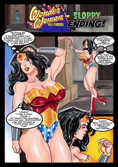 Wonder Woman In Sloppy Ending SuperPoser 18 Porn Comics