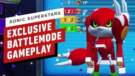 Sonic Superstars Battle Mode Gameplay Overview Trailer Youtube