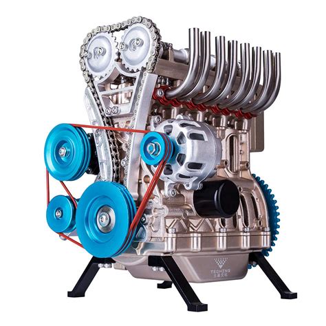 Buy Yamix Full Metal Desk Engine Unassembled 4 Cylinder Inline Car