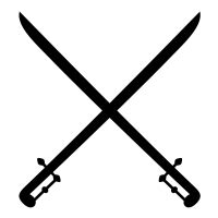Crossed Swords Icon Free PNG SVG Noun Project