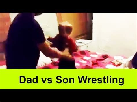 Dad Vs Son Wrestling Youtube