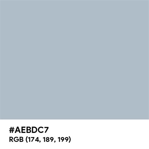 Silvery Blue Color Hex Code Is Aebdc7