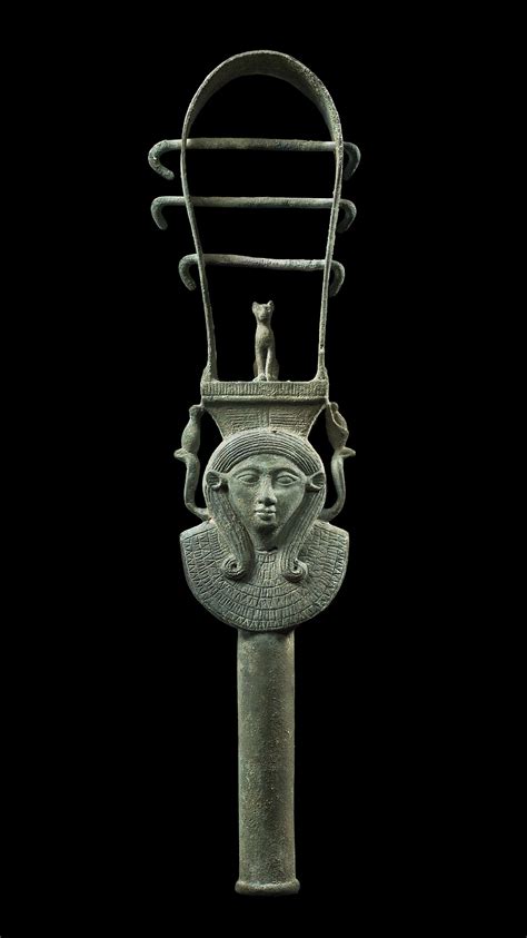 Egyptian Sistrum Late Period Circa 7th To 4th Century Bc The Sistrum Is A Rattle Symbolizing