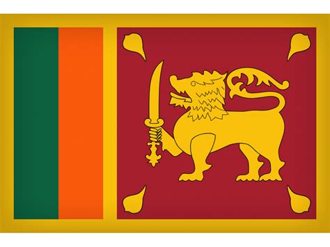 Sri Lanka Large Flag Png Transparent Image