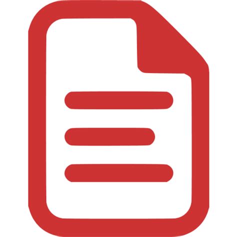 Persian Red Document Icon Free Persian Red File Icons