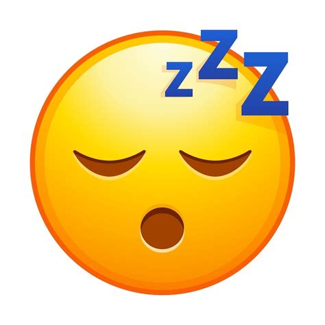 Emoticono De Alta Calidad Emoji Para Dormir Emoticono Para Roncar Zzz