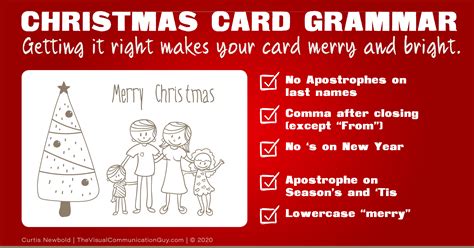Christmas Card Grammar The Six Dos Donts And Cardinal Sins The