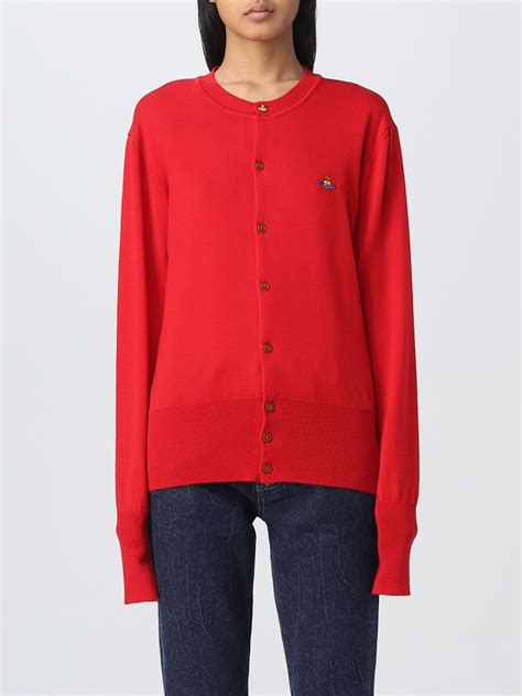 Vivienne Westwood Cardigan For Woman Red Vivienne Westwood