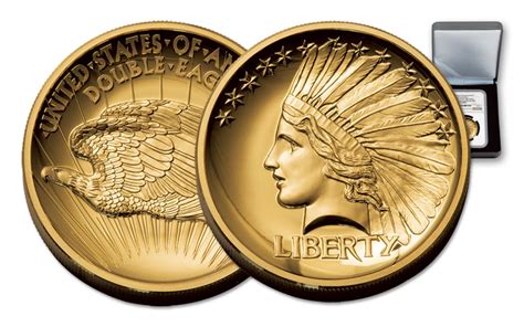 2017 1 Oz Gold 20 Double Eagle Indian Proof Pf70