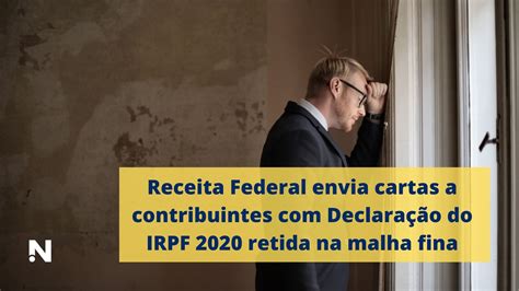 Receita Federal envia cartas a contribuintes Declaração do IRPF