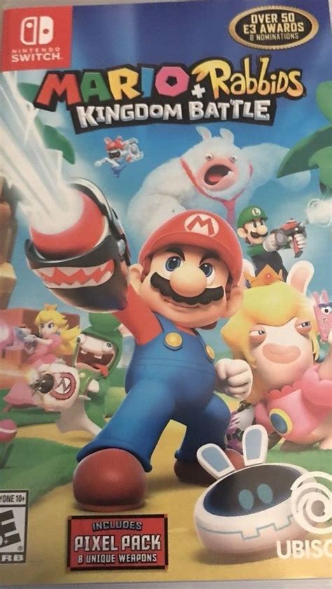 Mario Rabbids Kingdom Battle Nintendo Switch 2017 Super Mario Video Game Collection