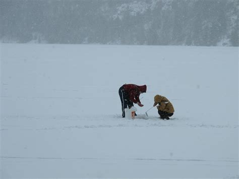 Free Stock Photo Of Frozen Lake Ice Fishing Winter