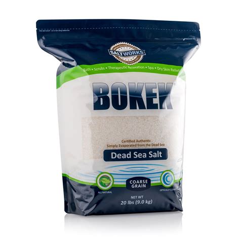 Bokek Dead Sea Bath Salt Bulk Coarse Grain 55 Lb Bag Saltworks