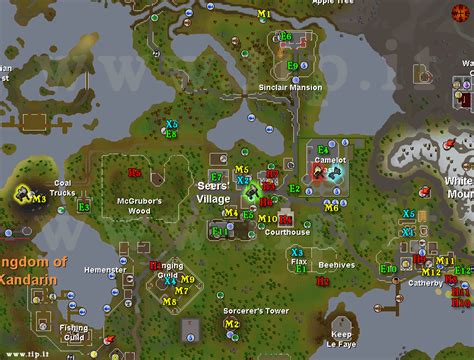 Seers Village Task Map Pages Tipit Runescape Help The Original