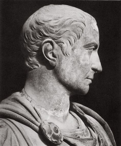 Gaius Julius Caesar Profile Fragment Of The Statue Rome Capitoline