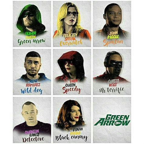 Team Arrow Season 5 Team Arrow Green Arrow Arrow Cw