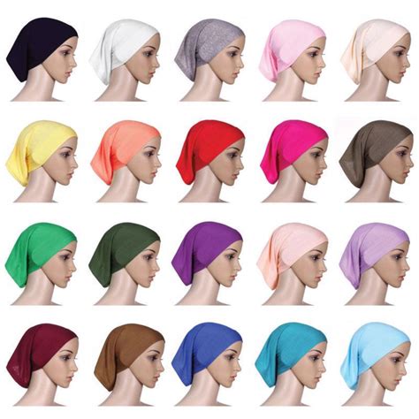 Buy Stretchble Muslim Inner Hijab Caps Islamic Underscarf Beautiful New Soft Hats At Affordable