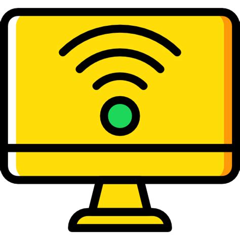 Monitor Basic Miscellany Yellow Icon