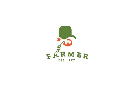 Farmer Logo Logo Cowboy