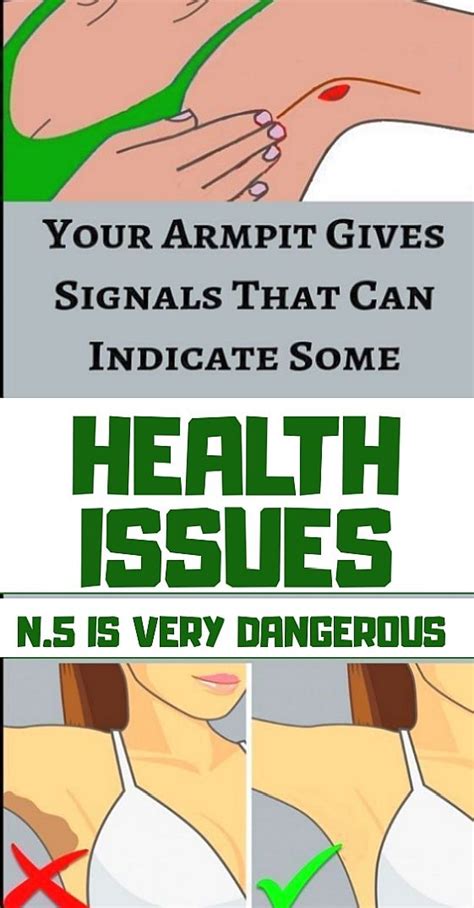 6 Armpit Signals That Can Indicate Health Issues Health Issues