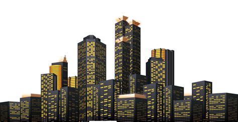 New York City Skyline Royalty Free Illustration City Night Vector Png Download 22941181