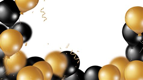 Black Five Golden Balloons New Year Decoration Party Black Five