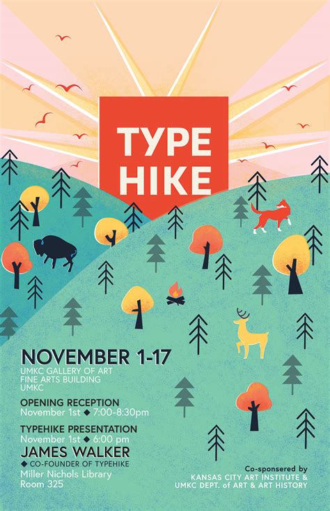 Type Hike Poster On Behance