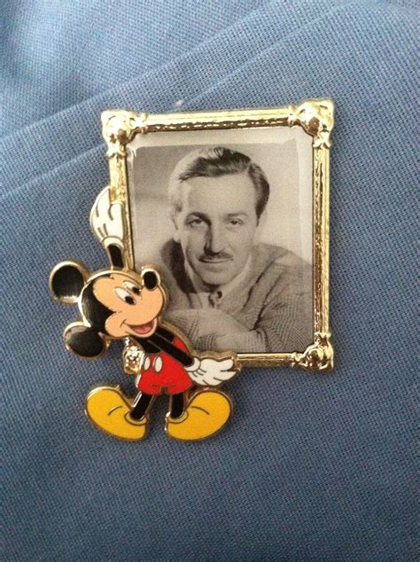 Mickey With Walt Picture Frame Pin Disney Trading Pins Lillian
