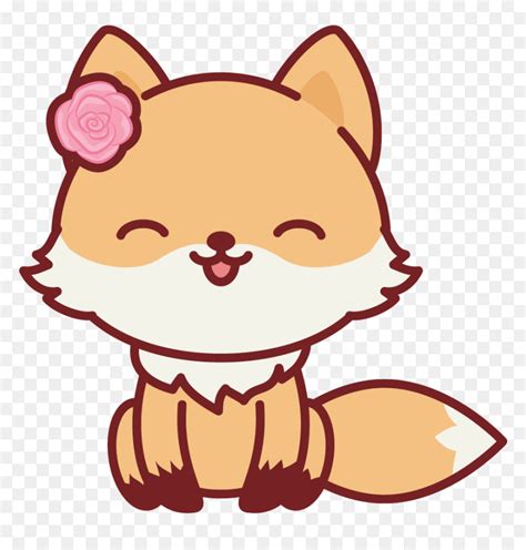 Transparent Sleeping Fox Clipart Kawaii Cute Cartoon Animals Hd Png