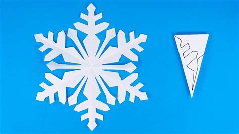 Diy Paper Snowflakes How To Make A Snowflake Out Of Paper Christmas