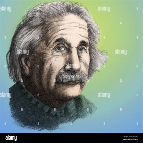 Illustration Of Albert Einstein Einstein Was Born At Ulm Germany On