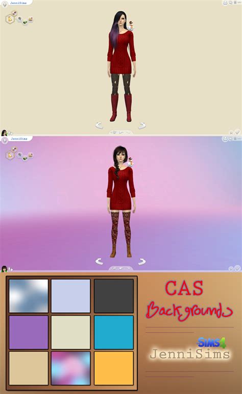 Downloads Sims 4 Nine Cas Background Sims 4 Cas Screens Jennisims