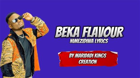 Beka Flavour Nimezidiwa Lyric Video Youtube