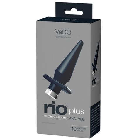Vedo Rio Plus Anal Vibe Black Kkitty Products