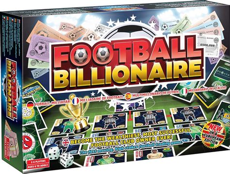 Football Billionaire Board Game 202021 3rd Edition Uk Toys