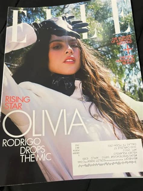Elle Magazine Singer Olivia Rodrigo May 2021 Rising Star Vampire