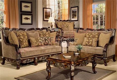 5 Seater Living Room Antique Sofa Set At Best Price In Delhi Skf Decor