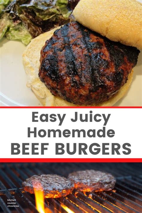 Oh Canada The Perfect Beef Burger Recipe