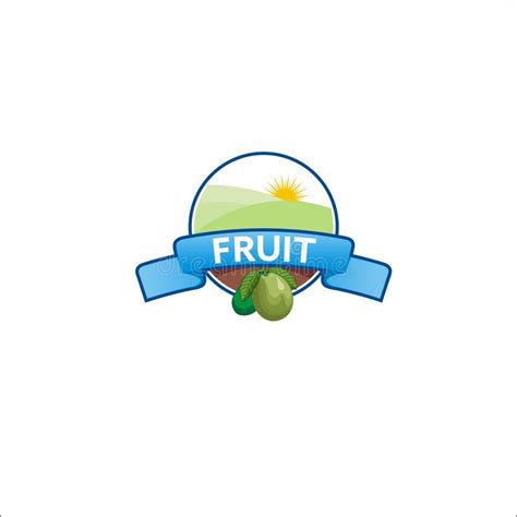 Emblem Logo Template For Agriculture An Farm Stock Vector