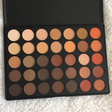 A Place For These: Morphe 35O Palette Swatches on Dark Skin