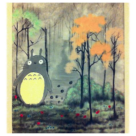 Totoro Painting By Inkydreamz On Deviantart
